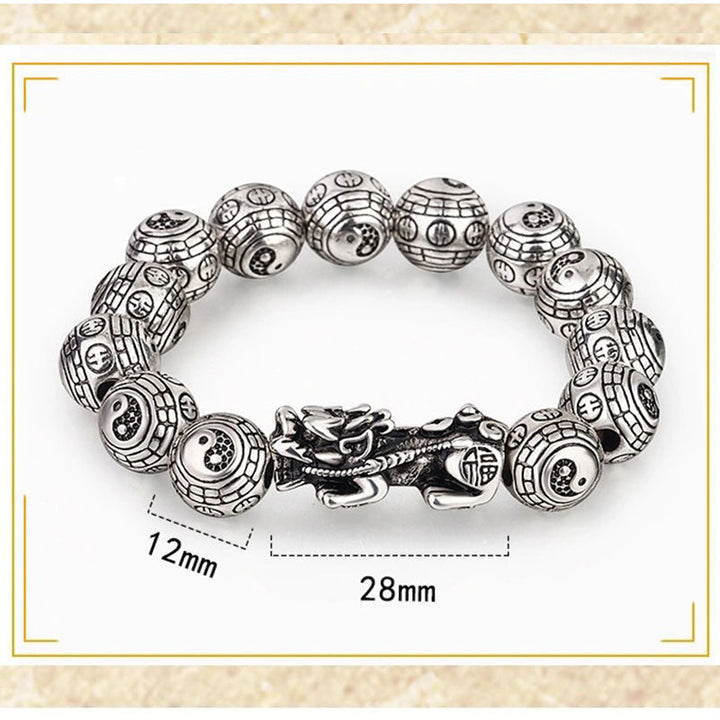 Buddha Stones Tibetan FengShui PiXiu Wealth Bracelet Bracelet BS 12mm