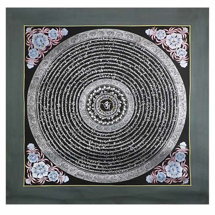 Buddha Stones Tibetan Handmade Thangka Painting Spiritual Blessing Blind Box Random Color Pattern Tibetan Thangka BS 15