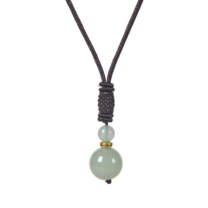 Buddha Stones Tibetan Jade Harmony Necklace Necklace BS Jade