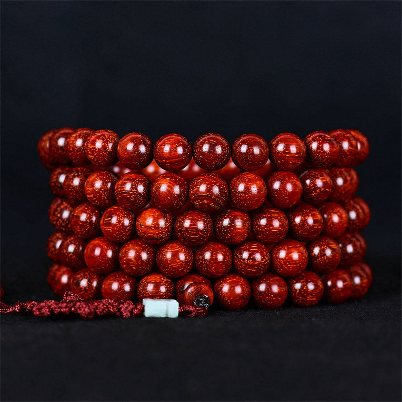 Tibetan red sandalwood bracelet — view 15