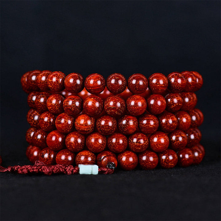 Tibetan red sandalwood bracelet — view 15