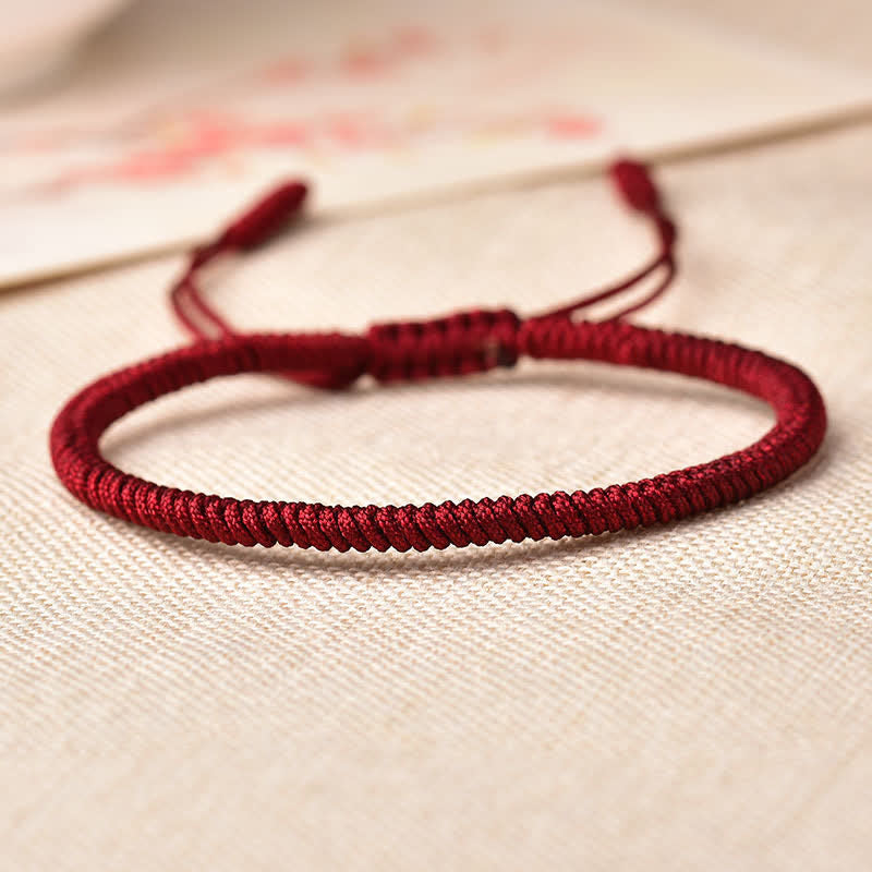 Buddha Stones Tibetan Lucky 3 Combination Sets Red String Bracelet Bracelet BS 3