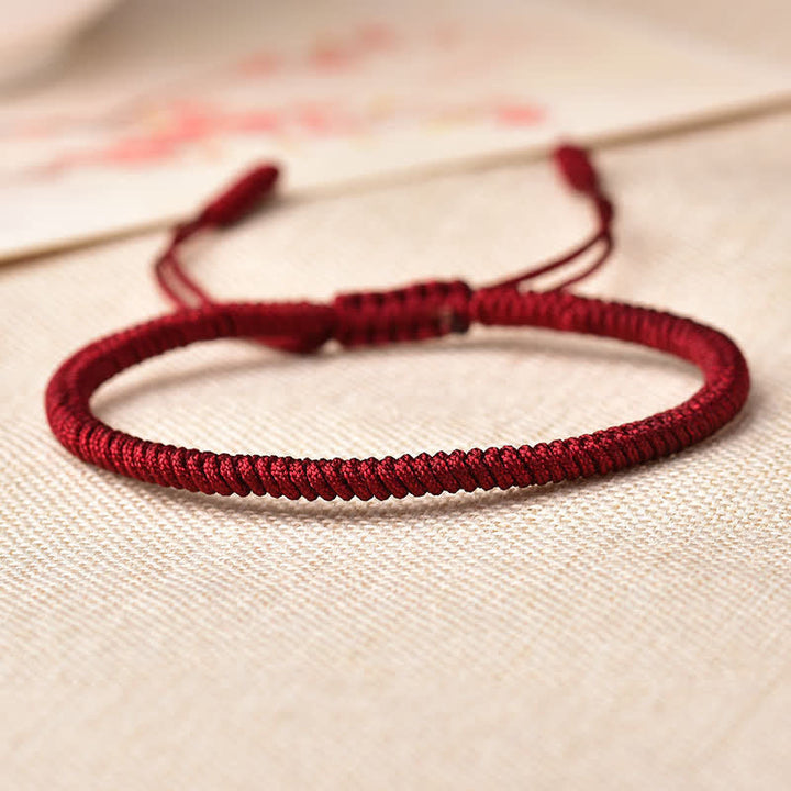 Buddha Stones Tibetan Lucky 3 Combination Sets Red String Bracelet Bracelet BS 3
