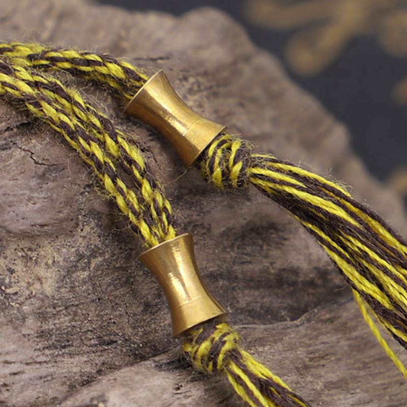 Tibetan Mantra Copper Bracelet — view 8