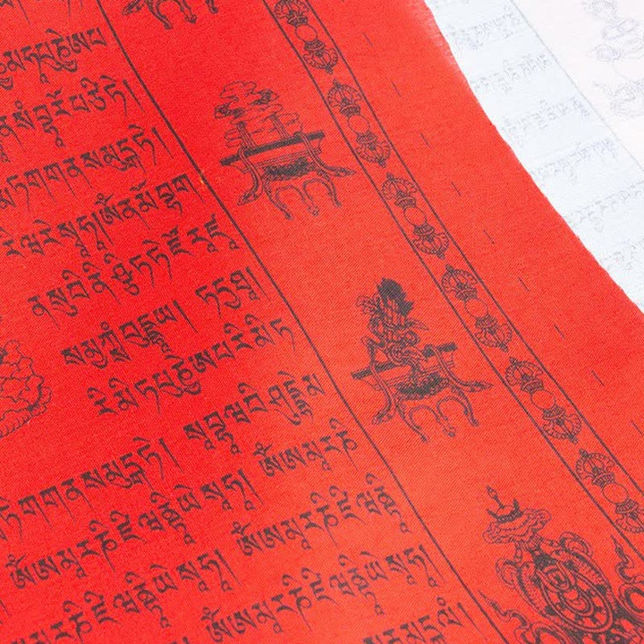 Five-color Windhorse prayer flags — view 16