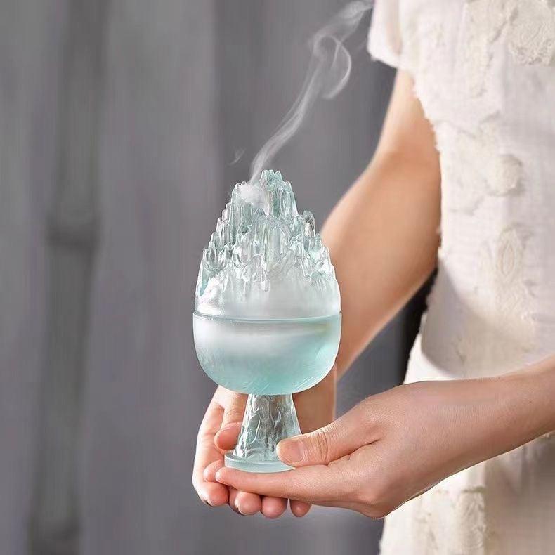 Handcrafted BOSHAN Colored Glaze Incense Burner