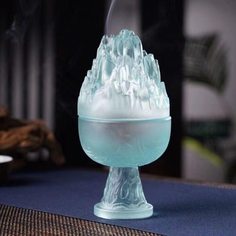 Handcrafted BOSHAN Colored Glaze Incense Burner