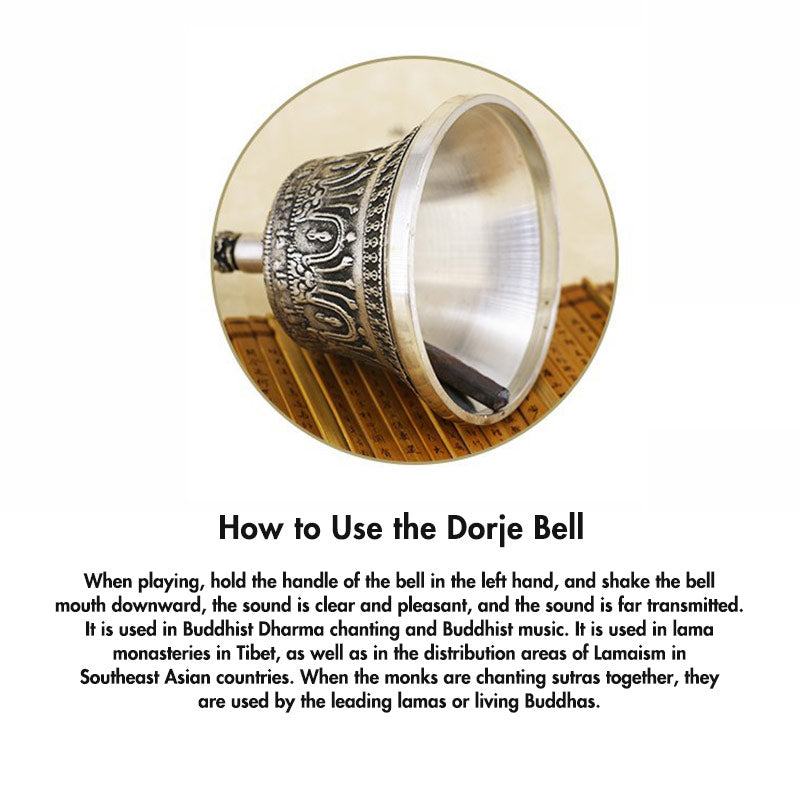 Tibetan Bell & Dorje Vajra Set — view 20