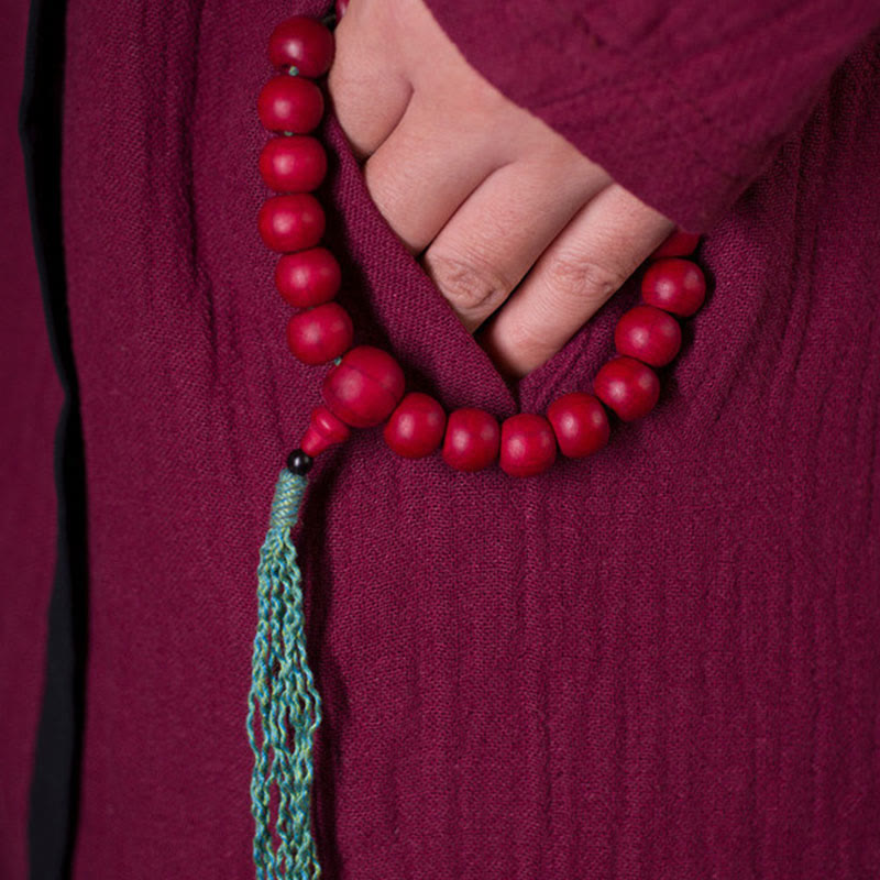 Abelia Biflora Wood Off Wrist Mala — product view 6