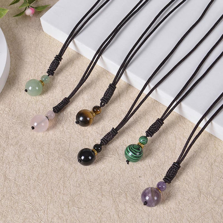 Buddha Stones Tibetan Jade Harmony Necklace Necklace BS 14