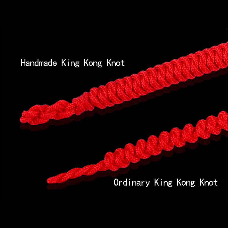 Handwoven multicolor King Kong knot bracelet — view 8