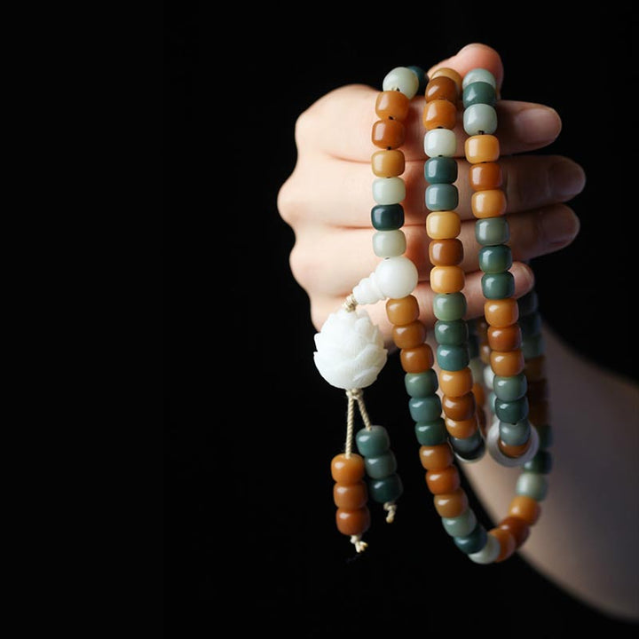 Bodhi Lotus Mala Necklace & Bracelet — product view 2