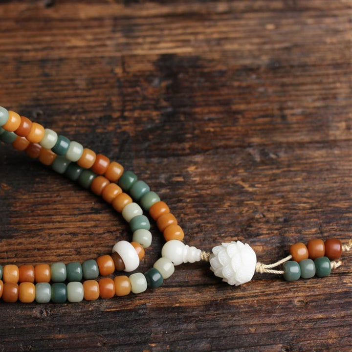 Bodhi Lotus Mala Necklace & Bracelet — product view 5