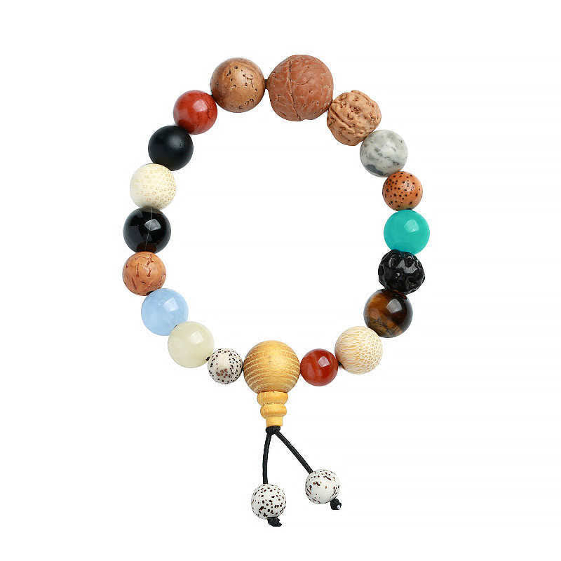 Bodhi Seed Agate Wrist Mala — product view 8