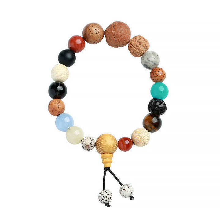 Bodhi Seed Agate Wrist Mala — product view 8