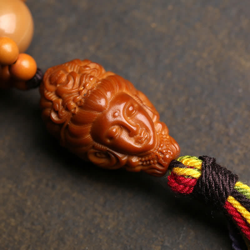 Bodhi Seed Avalokiteshvara Fu Character Tactile Meditation Beads — product view 4