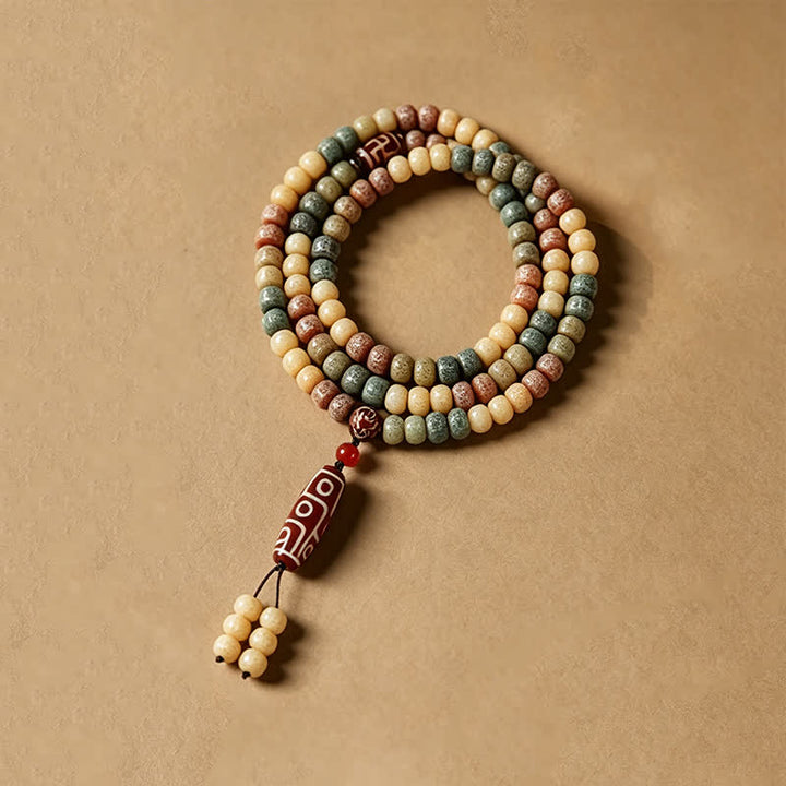 Bodhi Seed Hand-Woven Vintage 108-Bead Mala — product view 3