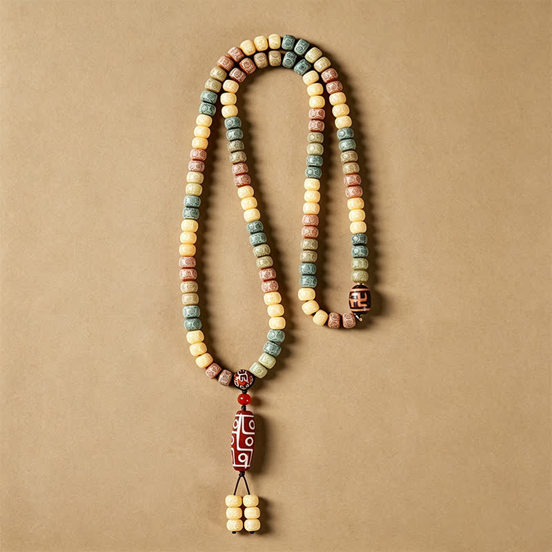 Bodhi Seed Hand-Woven Vintage 108-Bead Mala — product view 8