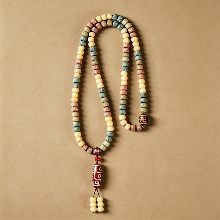 Bodhi Seed Hand-Woven Vintage 108-Bead Mala — product view 8