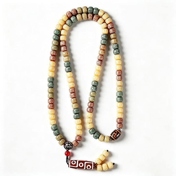 Bodhi Seed Hand-Woven Vintage 108-Bead Mala — product view 9