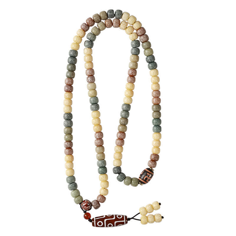 Bodhi Seed Hand-Woven Vintage 108-Bead Mala — product view 14