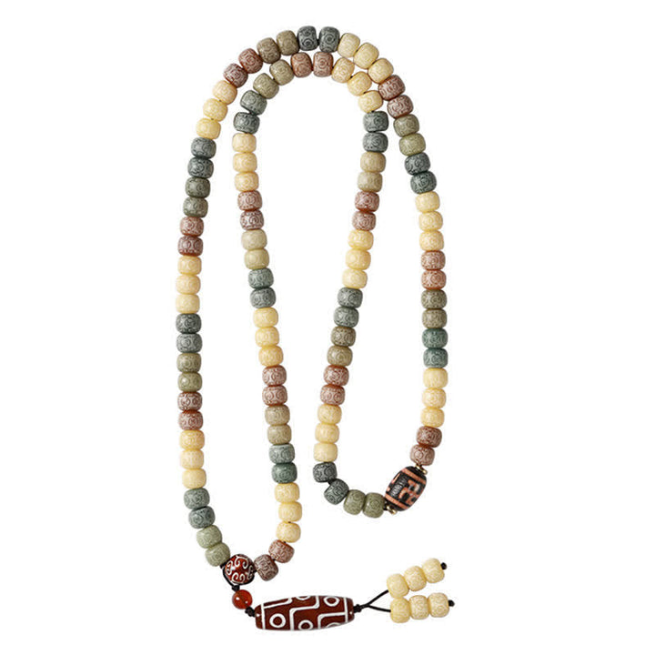 Bodhi Seed Hand-Woven Vintage 108-Bead Mala — product view 14