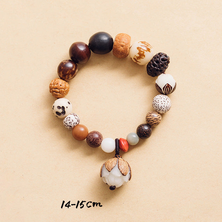 Bodhi Seed Lotus Wrist Mala — product view 6
