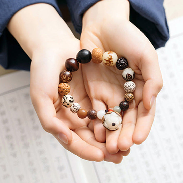Bodhi Seed Lotus Wrist Mala — product view 7