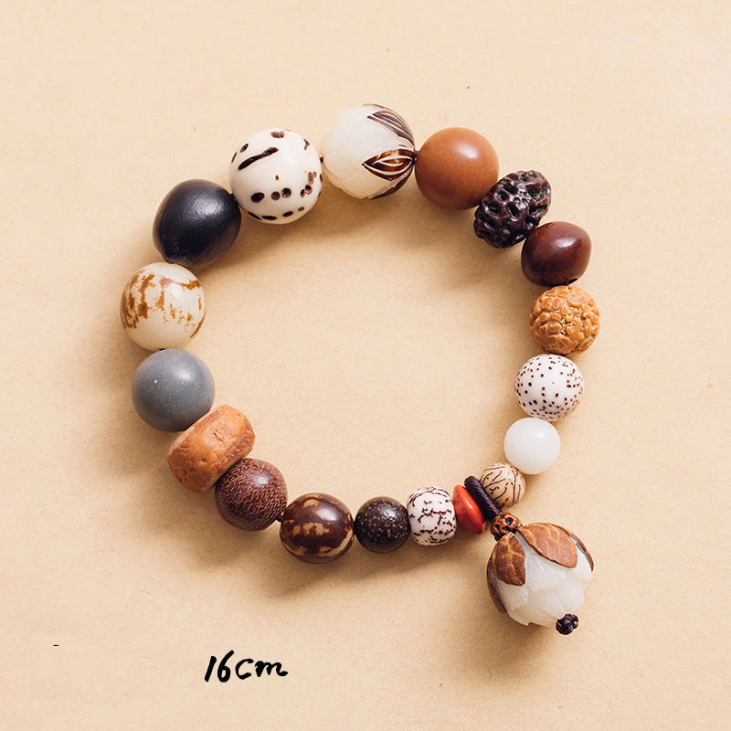 Bodhi Seed Lotus Wrist Mala — product view 8