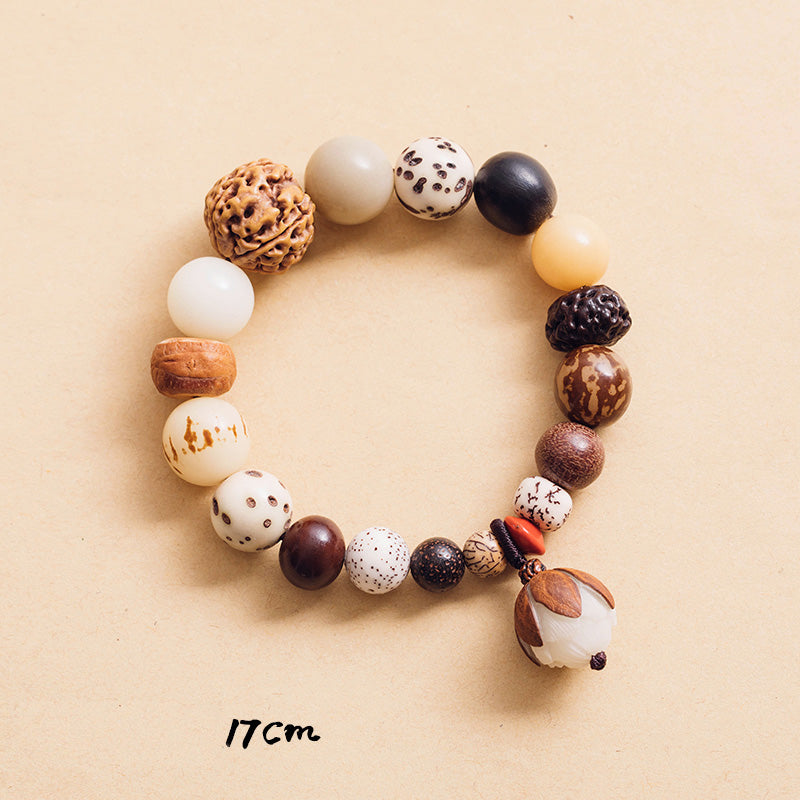 Bodhi Seed Lotus Wrist Mala — product view 10
