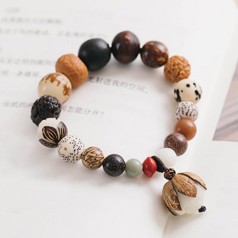 Bodhi Seed Lotus Wrist Mala — product view 11