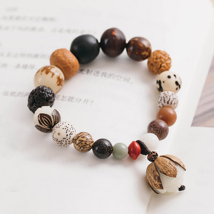 Bodhi Seed Lotus Wrist Mala — product view 11