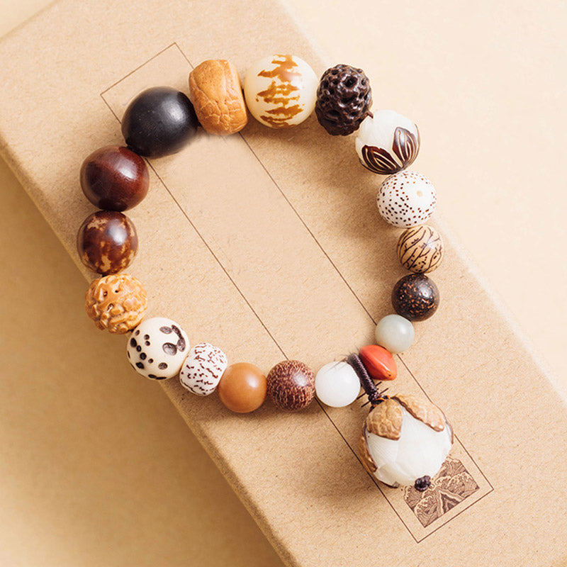 Bodhi Seed Lotus Wrist Mala — product view 12