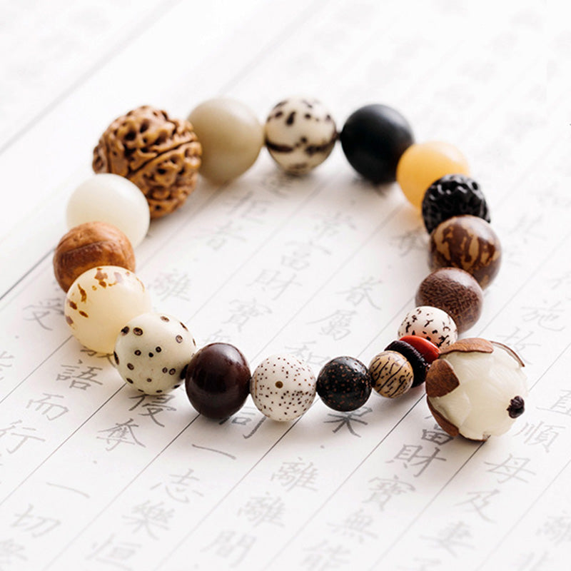 Bodhi Seed Lotus Wrist Mala — product view 13