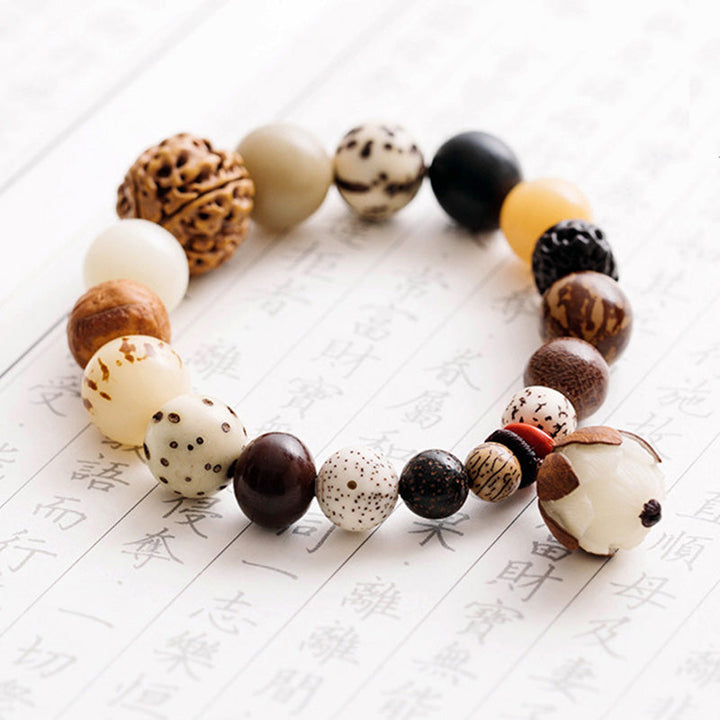 Bodhi Seed Lotus Wrist Mala — product view 13