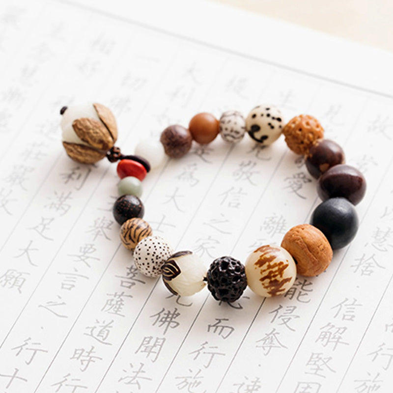Bodhi Seed Lotus Wrist Mala — product view 15