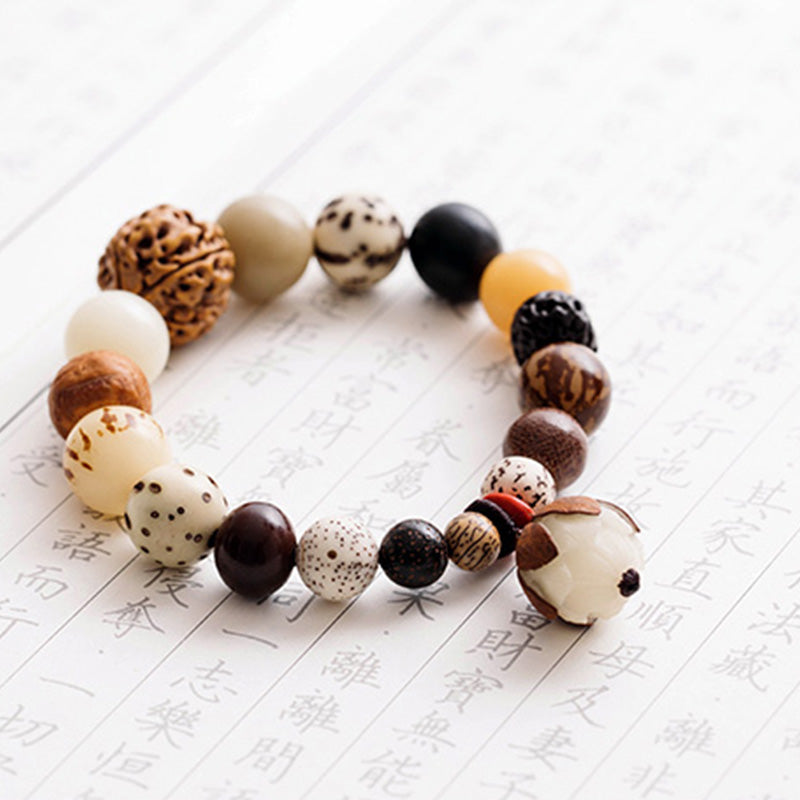 Bodhi Seed Lotus Wrist Mala — product view 17