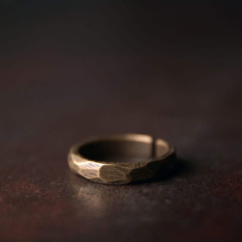 Tibetan simple copper ring — view 9