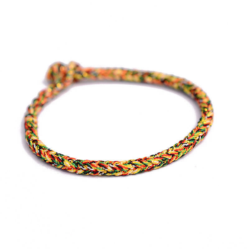 Handwoven Eight-Thread Knot Bracelet — view 10