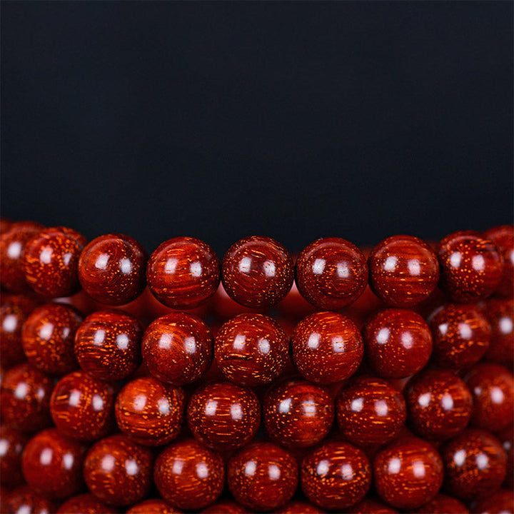 Tibetan red sandalwood bracelet — view 16