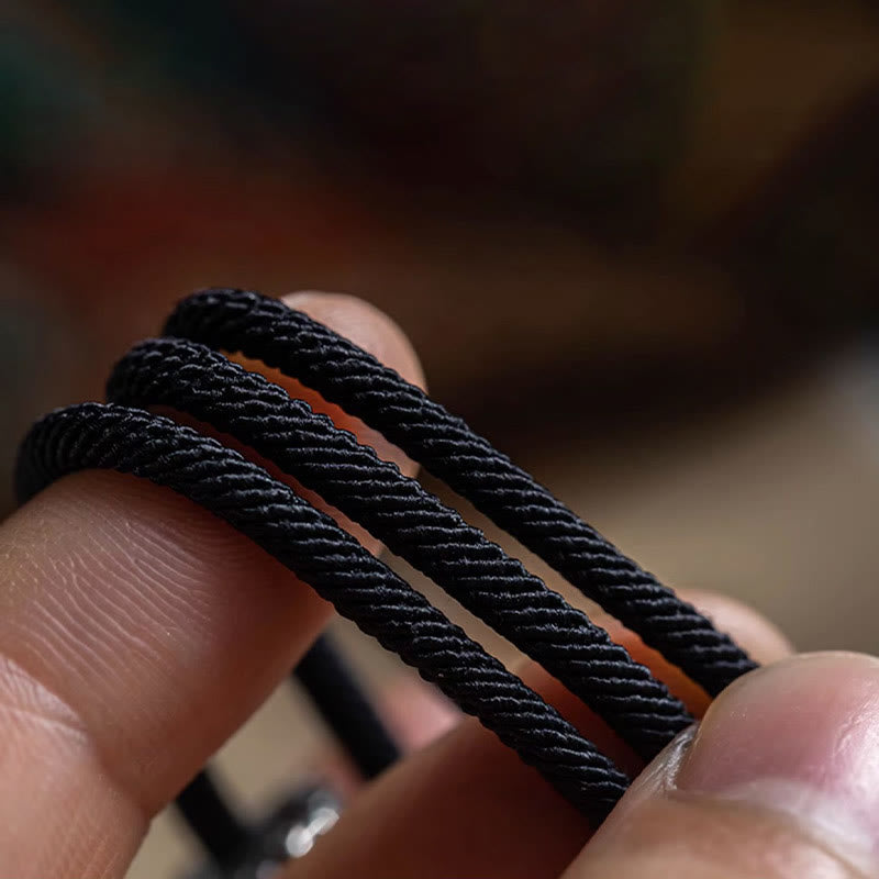 Tibetan mantra double-wrap bracelet — view 6