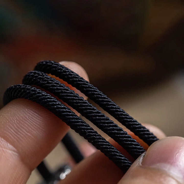 Tibetan mantra double-wrap bracelet — view 6