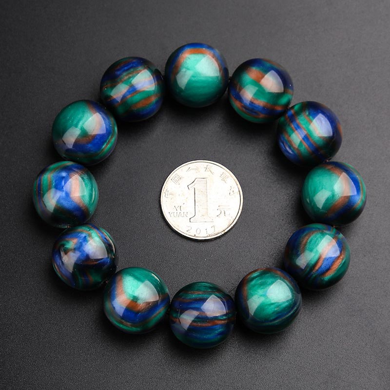 Colorful Sea Willow Ring Mala Bracelet — product view 7