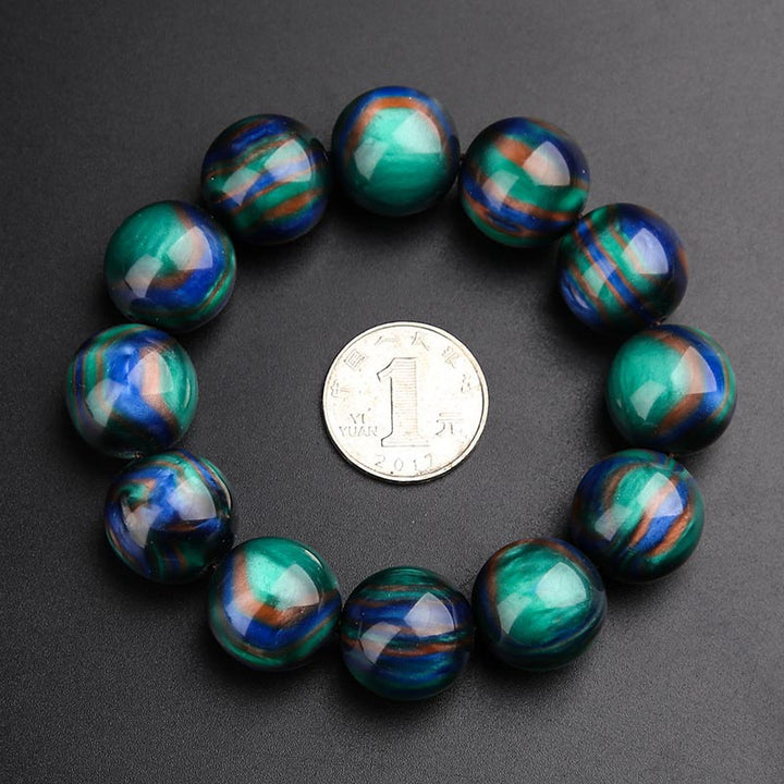 Colorful Sea Willow Ring Mala Bracelet — product view 7