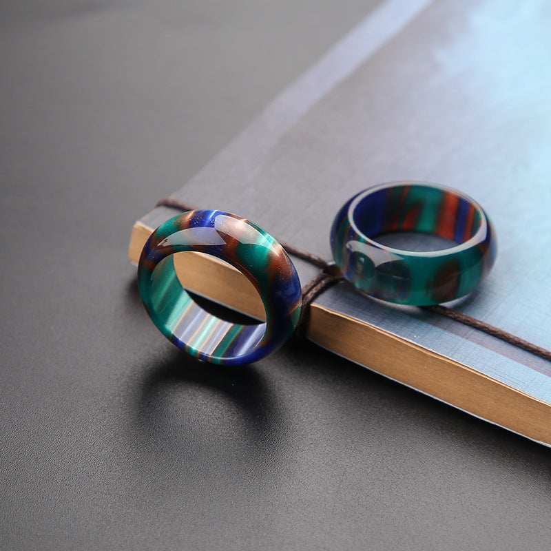 Colorful Sea Willow Ring Mala Bracelet — product view 8