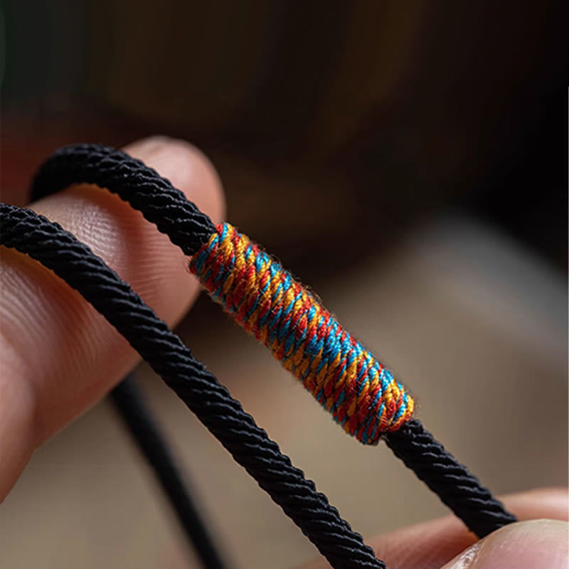 Tibetan mantra double-wrap bracelet — view 5