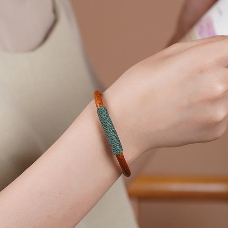 Five-element leather buckle bracelet — view 5