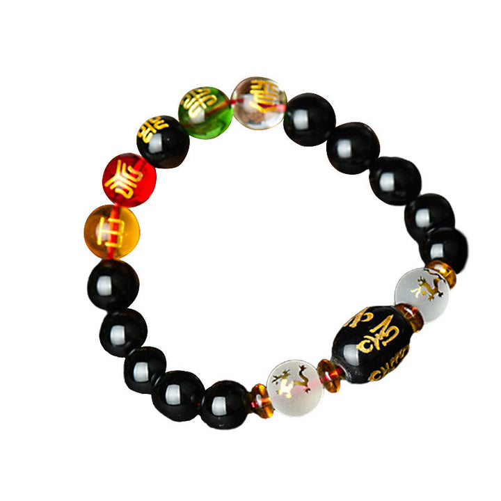 Tibetan black onyx bracelet — view 7