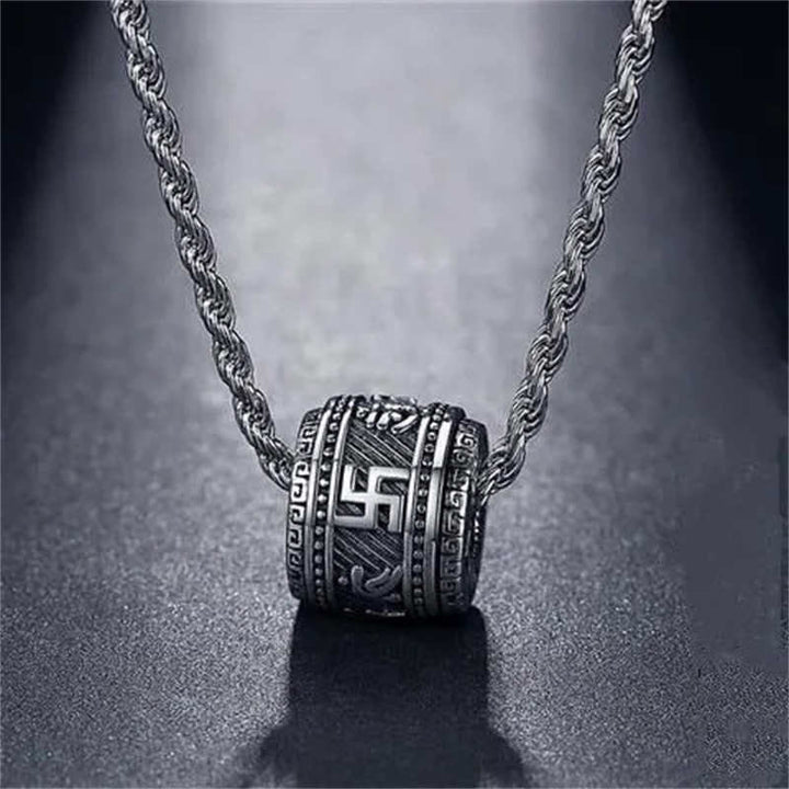 Tibetan mantra pendant — view 3