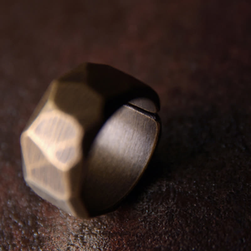 Tibetan simple copper ring — view 21